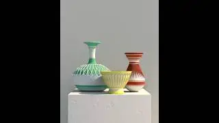 project // EARTHEN. Cinema 4D 3D render