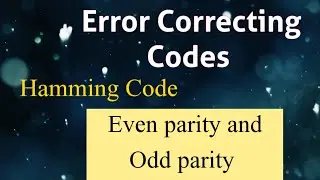 Hamming Code correction of given data || n parity bits || Error Correcting Codes