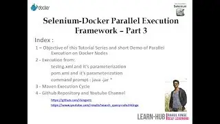 Part3- Execution from testng.xml, pom.xml, CMD and Jenkins | Selenium Docker Automation Framework