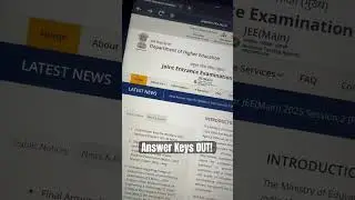 JEE Mains 2025 Final Answer Key OUT! 🥹 JEE Mains Result 2025 🤔🔥 JEE Mains Result Date 2025 🤔
