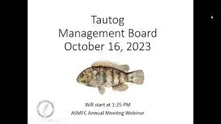 Tautog Board Proceedings October2023