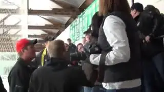 Parents Fight At A Children's Hockey Game