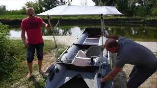 Ходовой тент для катамарана, лодки | Travel awning for catamaran, boat BOATHOUSE