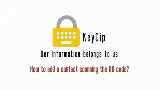 How to add a contact scanning the QR code?