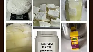 5 Litre Sütten En Fazla Salamura Peynir‼️ (Net=1292 gram)//MAKING BRICKED CHEESE//