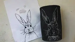 Transferring an image for sgraffito