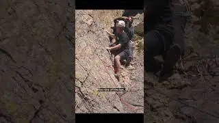 Pro skier attempts climbing challenge 🥵 