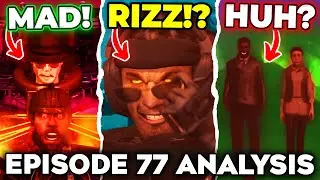 WHERE'S G-MAN?😱 FORCED TEAM?!😈 EPISODE 77 ANALYSIS!🔥 All Secrets Skibidi Toilet 77 part 1