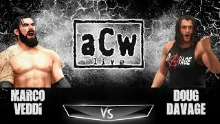 WWE2K24 | ACW Live #TBT - Veddi Vs Doug Davage