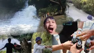 Enjoying with friends in  dumboor waterfall// Thom vlogs// Part-1