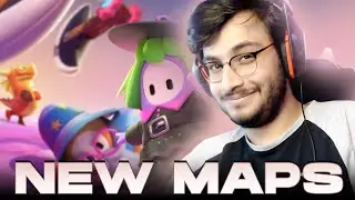 FALL GUYS NEW MAPS ARE INSANE (SEASON 2) | RAWKNEE