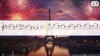 Auld Lang Syne for violin and piano - Easy - Sheet Music Play-Along