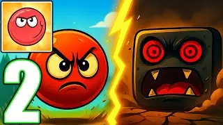 Red Ball 4 -Gameplay Walkthrough |Part 2 -Level 11-20 +1st Boss Fight🥊(ios,Android)