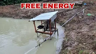 Automatic  Fish Feeder Free Energy / Mesin Automatis Memberi Makan ikan