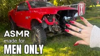 asmr for MEN ONLY ~ truck + engine taps