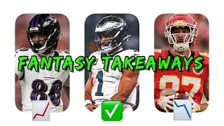 Fantasy Football Games 1 + 2: Risers & Fallers