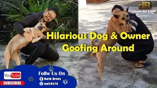 Hilarious Dog & Owner Goofing Around