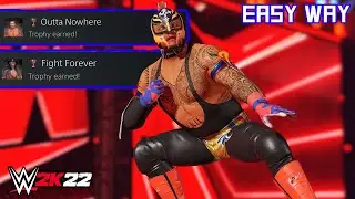 WWE 2K22 - Outta Nowhere/Fight Forever (Trophy/Achievement) | Easy Way