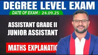 ASST GRADE II, JUNIOR ASST (24.09.25)