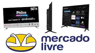 SMART TV PHILCO 32 HD MODELO ROKU OS LED | Unboxing Mercado Livre