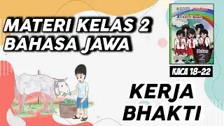 Video Pembelajaran Bahasa Jawa Kelas 2 : Membuat Sebuah Kalimat