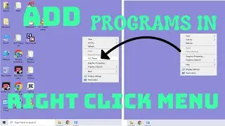Add Any Application to Windows Desktop Right Click Menu
