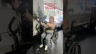 Patsy has been unable to get out of her wheelchair for weeks. Rock Steady has her getting stronger!