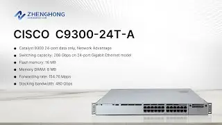 Cisco Catalyst 9300 Series C9300-24T-A Display (On sales)