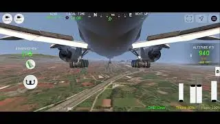 Real flight simulator advance landing Qatar Airways Airbus a350 1000 🇶🇦🇶🇦