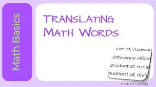 Translating Math Words and Phrases into Numeric Expressions