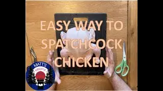 Easy Hack SPATCHCOCK CHICKEN with no Knife! Super Simple Super Fast! 39 seconds!!