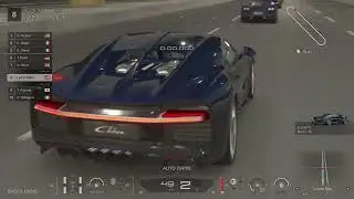Gran Turismo 7 PS5 4K Fully Tuned Bugatti Chiron Top Speed Run Special Stage Route X