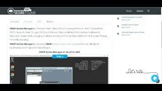 Ready Windows Tool ONVIF Device Manager on Win 2016 Deploy on Azure , AWS and Google Cloud Platform.