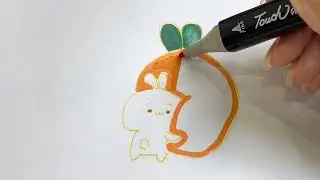 Rabbit coloring page