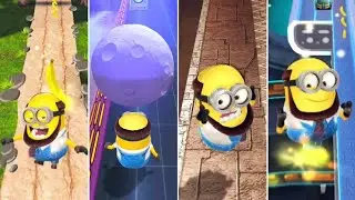 Minion Rush Bunny's Quest Event 1-4: Grandpa Minion Moon Mission Gameplay Walkthrough [Android/IOS]