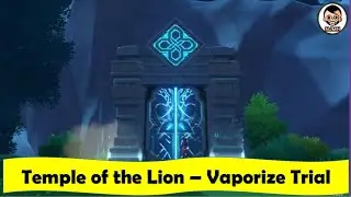 Temple of the Lion - Elemental Trial: Vaporize | Gameplay with Basic Players | Genshin Impact