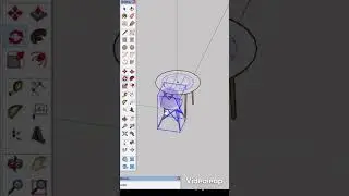 Comment réaliser des copies dans SketchUp autour d’un point central ? #short #sketchup
