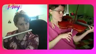 Chromatic Fight (on Play by Jellynote) | Flute vs Violin - Who wins?