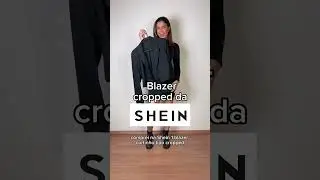 Blazer cropped da shein #shein #fashion #sheinbrasil
