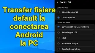 Android default USB file transfer setting