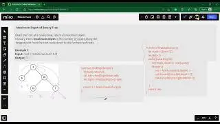 Interview Questions | Maximum Depth of Binary Tree | DFS | JavaScript | NodeJS | leetcode | Trees