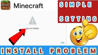 Minecraft app not installed problem solve in english | how to fix installing error aptoide game