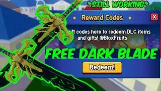 HOW TO GET FREE DARK BLADE BLOX FRUITS ROBLOX