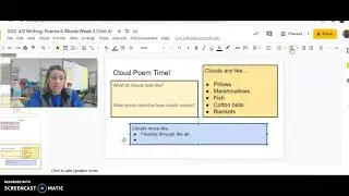 Cloud poem