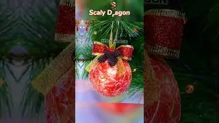 🎄esferas navideñas caseras #scalydragón #scalydamadragon