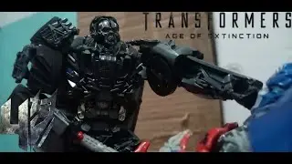 Transformers 4 ( LATINO ) Optimus Prime vs Lockdown  Stop Motion | Especial 1000 subs