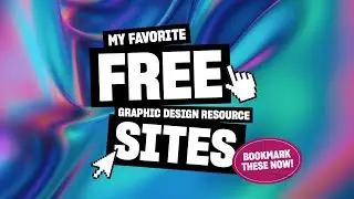 Where I Get Graphic Design Stuff for FREE (2022)