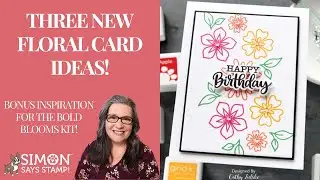 Create with Us Using Gina K Designs Class Kit: 3 NEW Bold Blooms Card Ideas