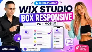 Wix Studio Responsive: come usare i box da PC e Mobile