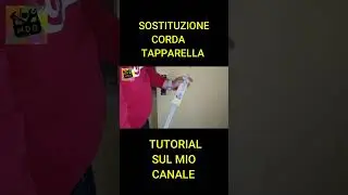 SOSTITUZIONE CORDA TAPPARELLA